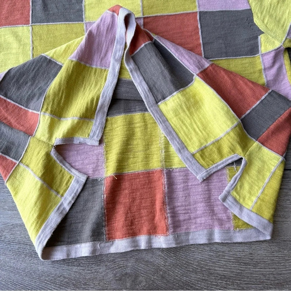 Mansted Ice-tea Lemon Checked Short Sleeve Top - Picture 13 of 13